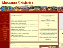 Tablet Screenshot of manzanas-solidarias.org